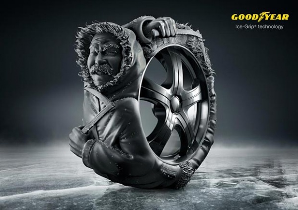 Реклама шин Goodyear